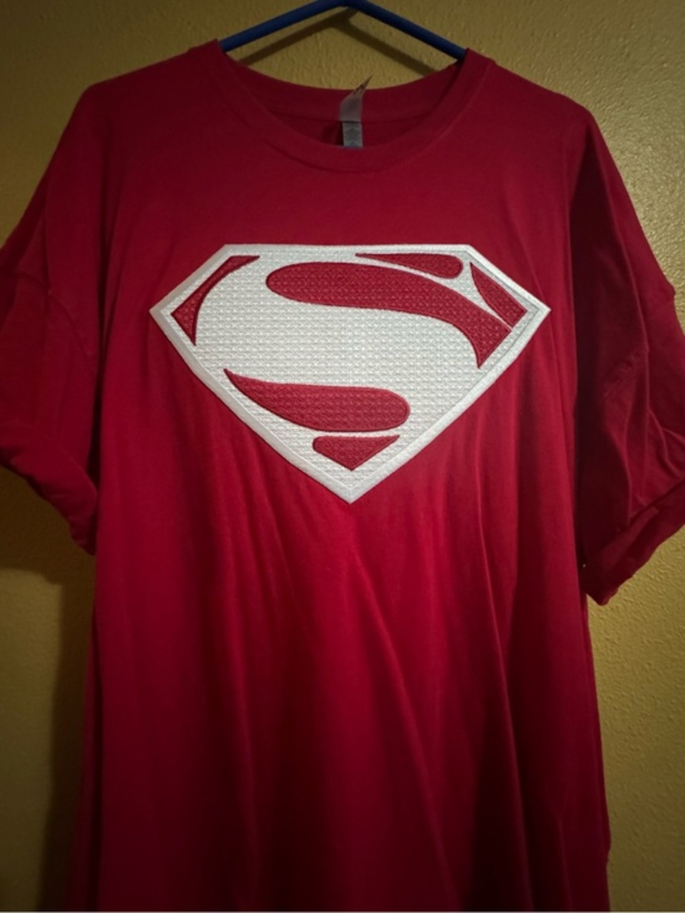 Custom Val-Zod Superman Red T-Shirt Size 3XL